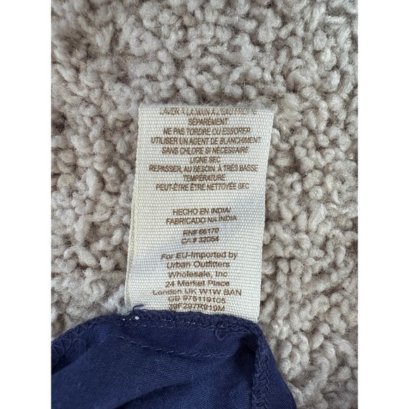 Free People Navy Blue Smocked Embroidered Tiered Ruffle Mini Skirt Boho Womens - Picture 11 of 11